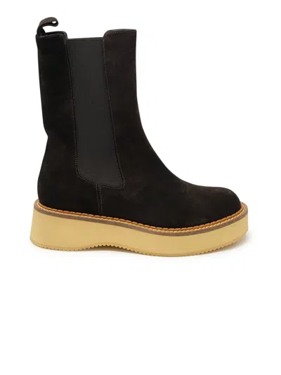 Paloma Barceló Paloma Barcelo Suede Klark Crosta Boots In Brown