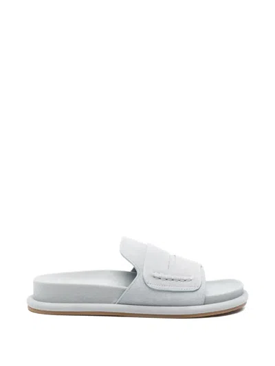 Paloma Barceló Suede Sandals In Gray