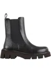 Paloma Barceló Textured Platform Boots In Black