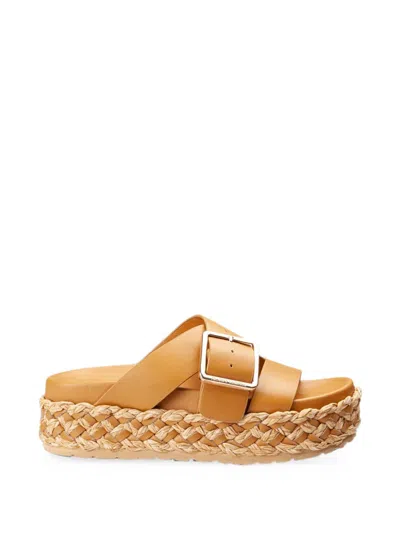 Paloma Barceló Vienna Calidis Buckle-detail Sandals In Brown