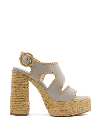Paloma Barceló Wanda Heeled Sandals In Neutral