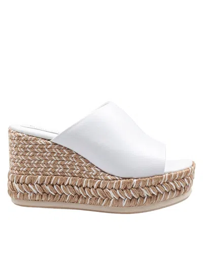 Paloma Barceló Paloma Slide Slide In Leather In White