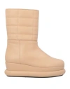 Paloma Barceló Woman Ankle Boots Apricot Size 6 Leather In Orange