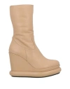 Paloma Barceló Woman Ankle Boots Beige Size 9.5 Leather