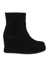 Paloma Barceló Woman Ankle Boots Black Size 10 Leather
