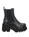 Paloma Barceló Woman Ankle Boots Black Size 9.5 Leather