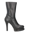 Paloma Barceló Woman Ankle Boots Black Size 9.5 Leather