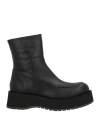 Paloma Barceló Woman Ankle Boots Black Size 6 Soft Leather