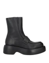 Paloma Barceló Woman Ankle Boots Black Size 6 Soft Leather