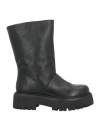 Paloma Barceló Woman Ankle Boots Black Size 7 Leather