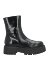 Paloma Barceló Woman Ankle Boots Black Size 8 Leather
