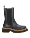 Paloma Barceló Woman Ankle Boots Black Size 8 Leather