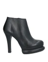 Paloma Barceló Woman Ankle Boots Black Size 7 Leather