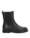 Paloma Barceló Woman Ankle Boots Black Size 10 Leather