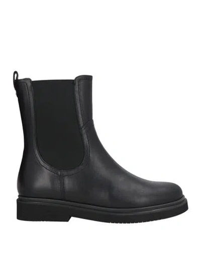 Paloma Barceló Woman Ankle Boots Black Size 10 Leather