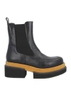 Paloma Barceló Mona Ankle Boot In Brown Leather In Black