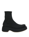 Paloma Barceló Woman Ankle Boots Black Size 8 Textile Fibers
