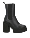 Paloma Barceló Woman Ankle Boots Black Size 9.5 Leather In Black