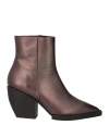 Paloma Barceló Paloma Barcelo Bea Pointed Toe Bootie In Nut Black