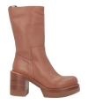 Paloma Barceló Woman Ankle Boots Brown Size 10 Leather In Brown