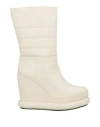 Paloma Barceló Woman Ankle Boots Cream Size 9 Leather In White