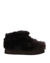 Paloma Barceló Woman Ankle Boots Dark Brown Size 6 Shearling