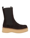 Paloma Barceló Paloma Barcelo Suede Klark Crosta Boots In Brown
