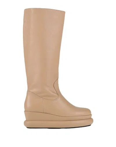 Paloma Barceló Woman Boot Beige Size 8 Leather