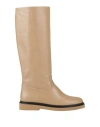 Paloma Barceló Woman Boot Beige Size 8 Leather