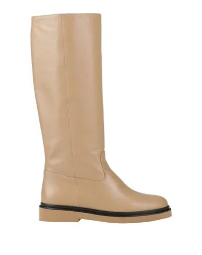 Paloma Barceló Woman Boot Beige Size 8 Leather