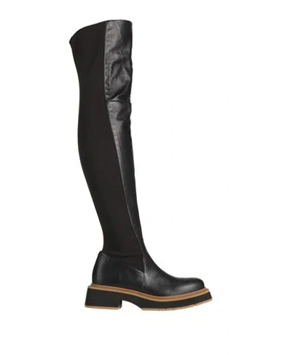 Paloma Barceló Woman Boot Black Size 6 Leather
