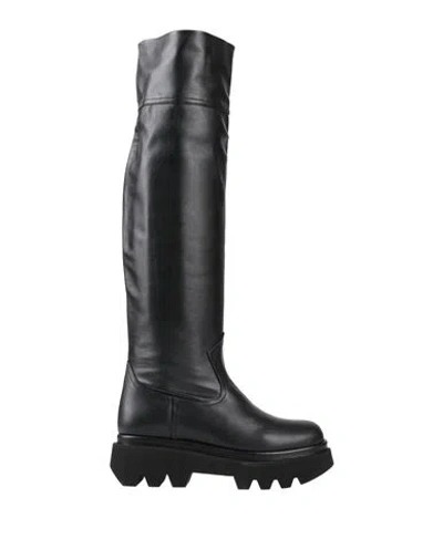 Paloma Barceló Woman Boot Black Size 8 Leather