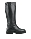 Paloma Barceló Woman Boot Black Size 8 Leather In Black