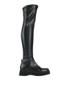Paloma Barceló Woman Boot Black Size 7 Textile Fibers In Black