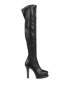 Paloma Barceló Woman Boot Black Size 7 Leather In Black