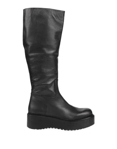 Paloma Barceló Woman Boot Black Size 8 Leather