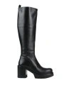 Paloma Barceló Woman Boot Black Size 6 Leather In Black