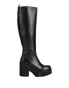 Paloma Barceló Knee-high Platform Leather Boots In Black