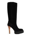 Paloma Barceló Woman Boot Black Size 8 Leather In Black