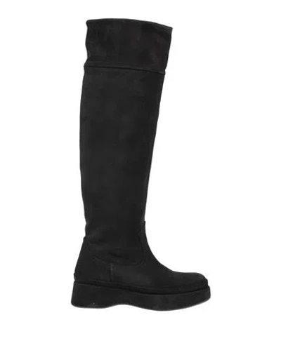 Paloma Barceló Woman Boot Black Size 8 Leather In Multi