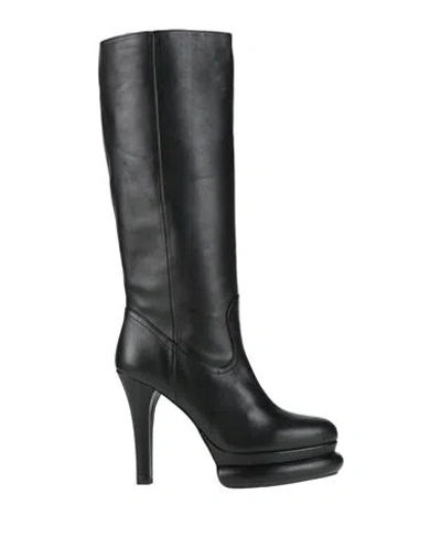 Paloma Barceló Woman Boot Black Size 9.5 Leather