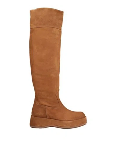 Paloma Barceló Woman Boot Brown Size 10 Leather
