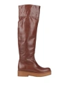 Paloma Barceló Woman Boot Brown Size 8 Leather