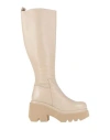 Paloma Barceló Woman Boot Ivory Size 6 Leather