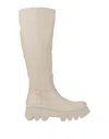 Paloma Barceló Ida Napasoft Platform Riding Boots In White