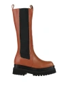 Paloma Barceló Woman Boot Tan Size 6 Soft Leather
