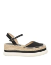 Paloma Barceló Woman Espadrilles Black Size 10 Textile Fibers In Black