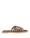 Paloma Barceló Woman Espadrilles Dark Brown Size 10 Textile Fibers