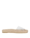Paloma Barceló Woman Espadrilles Transparent Size 8 Pvc - Polyvinyl Chloride In Transparent