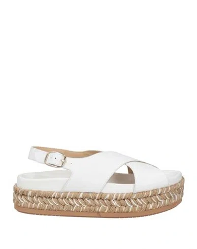 Paloma Barceló Francia Espadrilles In White